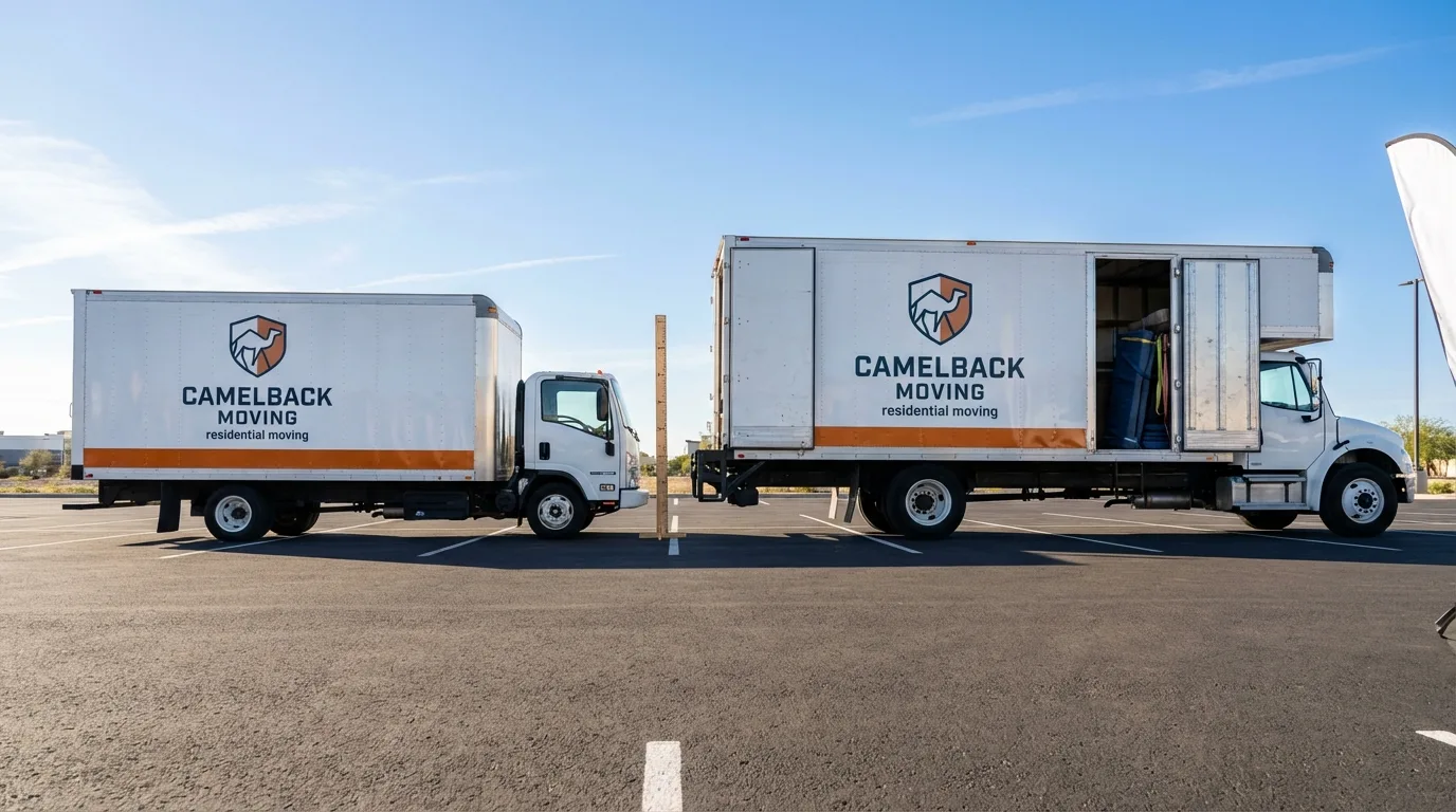 Moving truck size capacity guide in Las Vegas